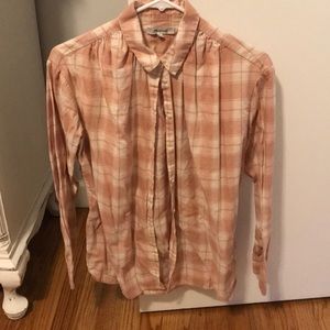 Madewell pink button down. 100% cotton